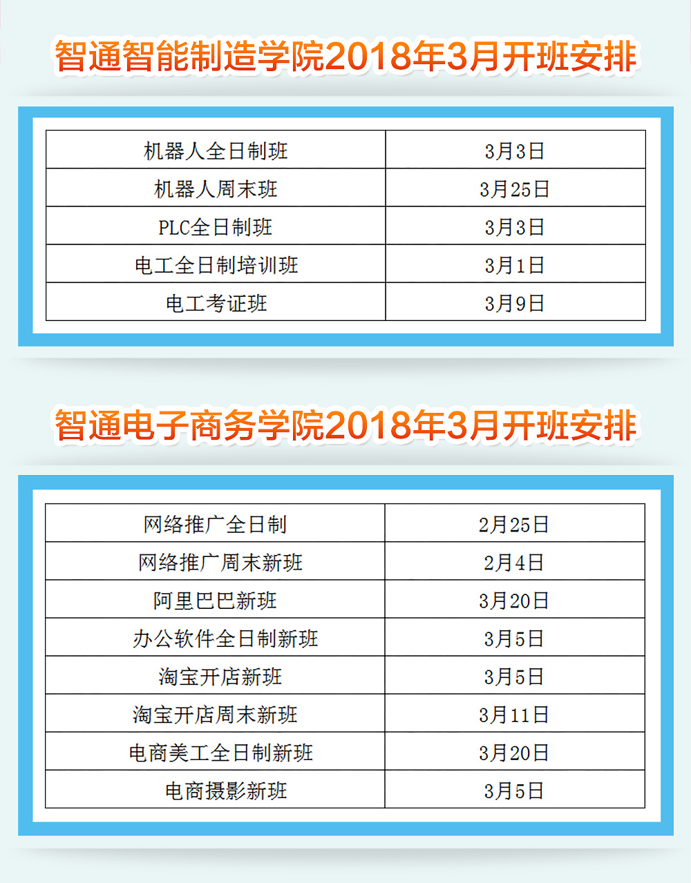 2018年3月份智通培訓開班計劃02