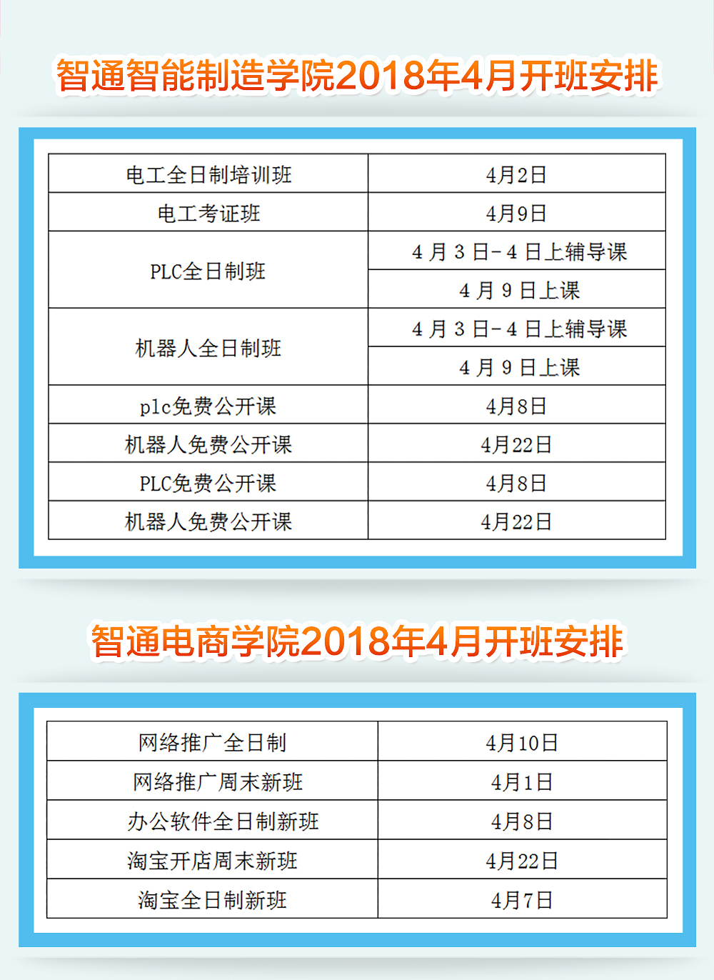 2018年4月廣東智通職業(yè)培訓(xùn)學(xué)院開班通知02